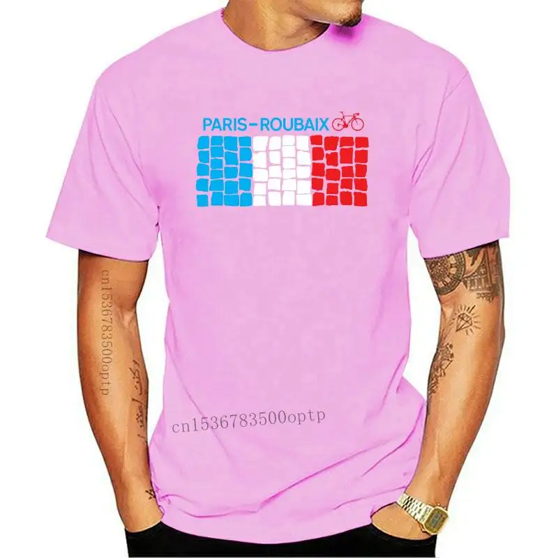 

Paris Roubaix Cobbled Flag Cycling T-Shirt