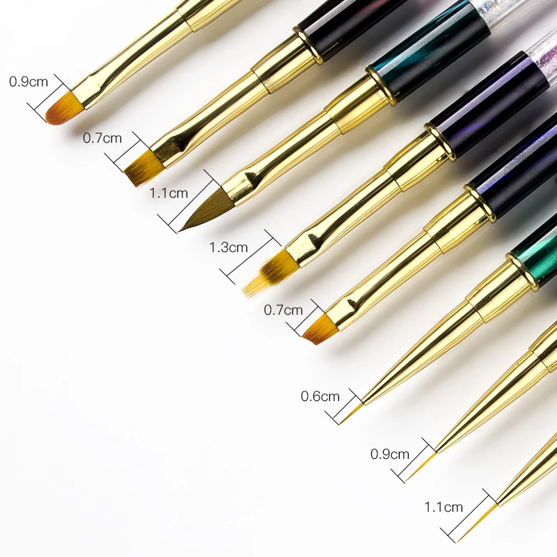 Кисть для УФ геля лайнер ручка рисования акриловая кисть ногтей Стразы с