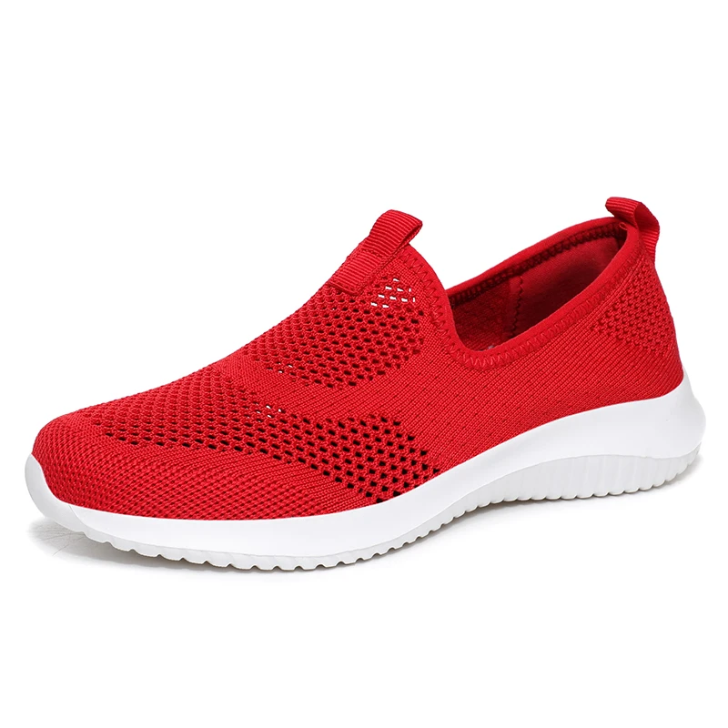 Casual Sneakers Lightweight Women Walking Shoes Breathable Comfortable Mesh Mother Footwears Zapatos Para Caminar De Mujer