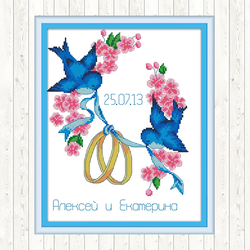 Набор для рукоделия DMC хлопок нить принт холст 14CT 11CT счетный и штампованный