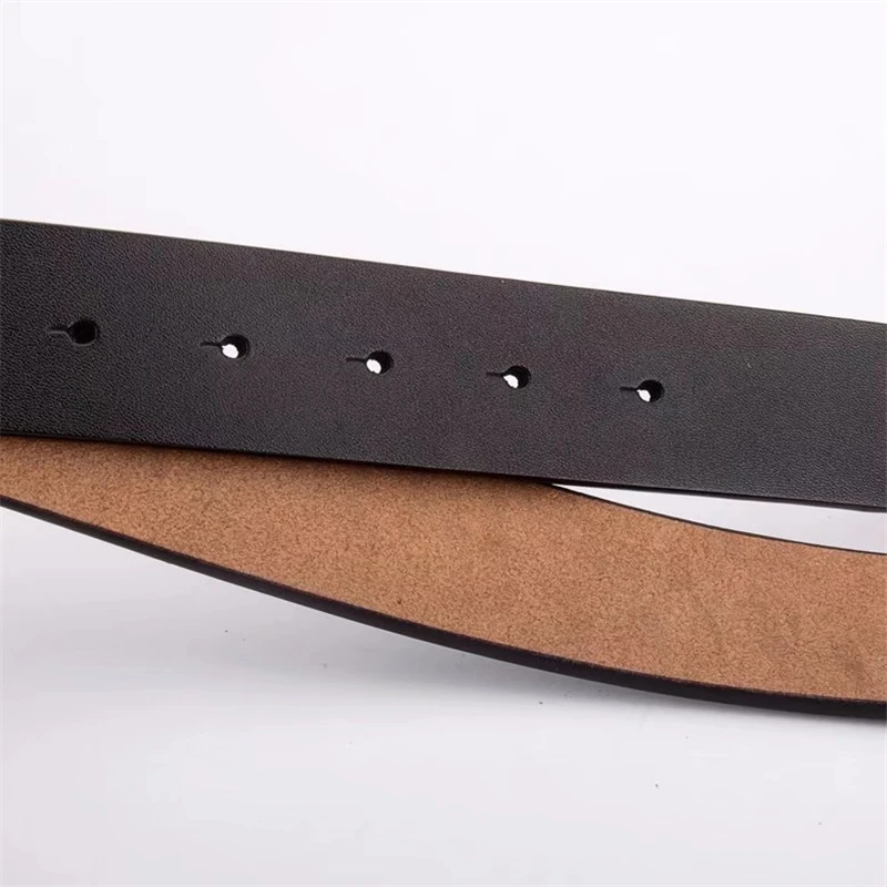 

High quality brand Belt Women Men designer Black Double and-G Classic Buckle Belt luxury Genuine Leather Belts