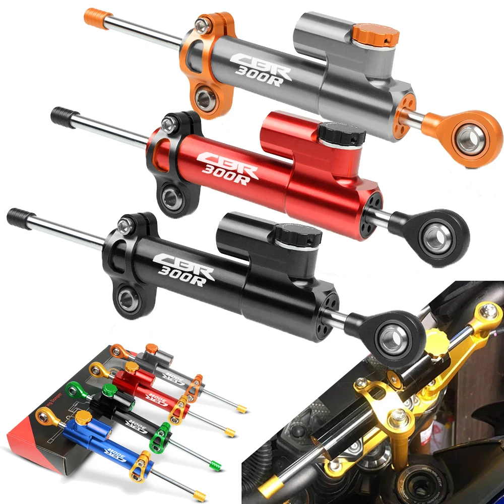 FOR Honda CBR300R CBR 300R 2014 2015 2016 2017 2018 2019 Universal Aluminum Motorcycle Damper Steering Stabilize Safety Control |