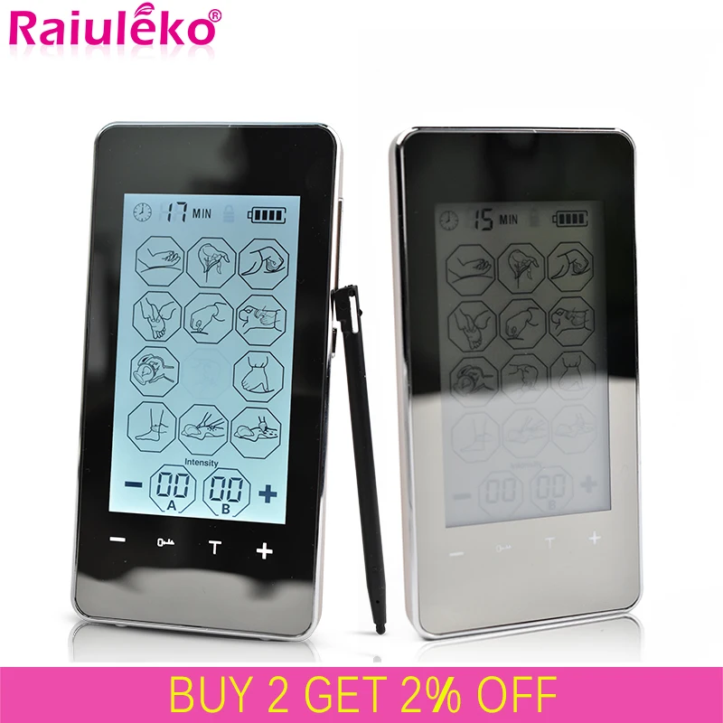 

Электрическая Иглоукалывание для похудения тела Массажный EMS Пульс физиотерапия стимулятор мышц Цифровая терапия машина для облегчения бо...