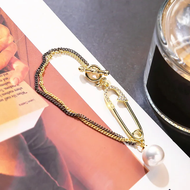 Корейские простые браслеты с имитацией жемчуга для женщин и девушек новинка 2020