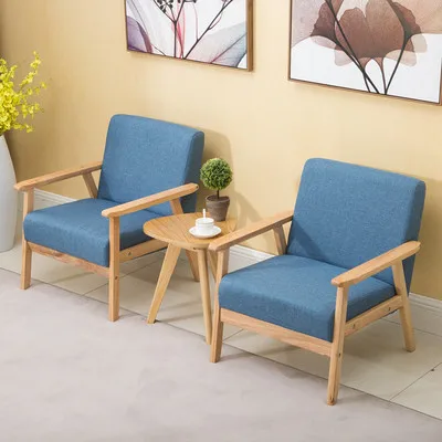 Net red tea shop table and chair combination personality simple cafe deck sofa fresh casual coffee | Мебель