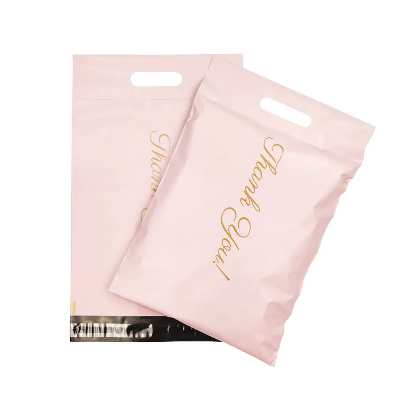 

100pcs Tote Express Bag 10*13Inch PE Poly Envelope Mailing Bags Pink Bag Courier Bags Self-Seal Adhesive Thick Waterproof New