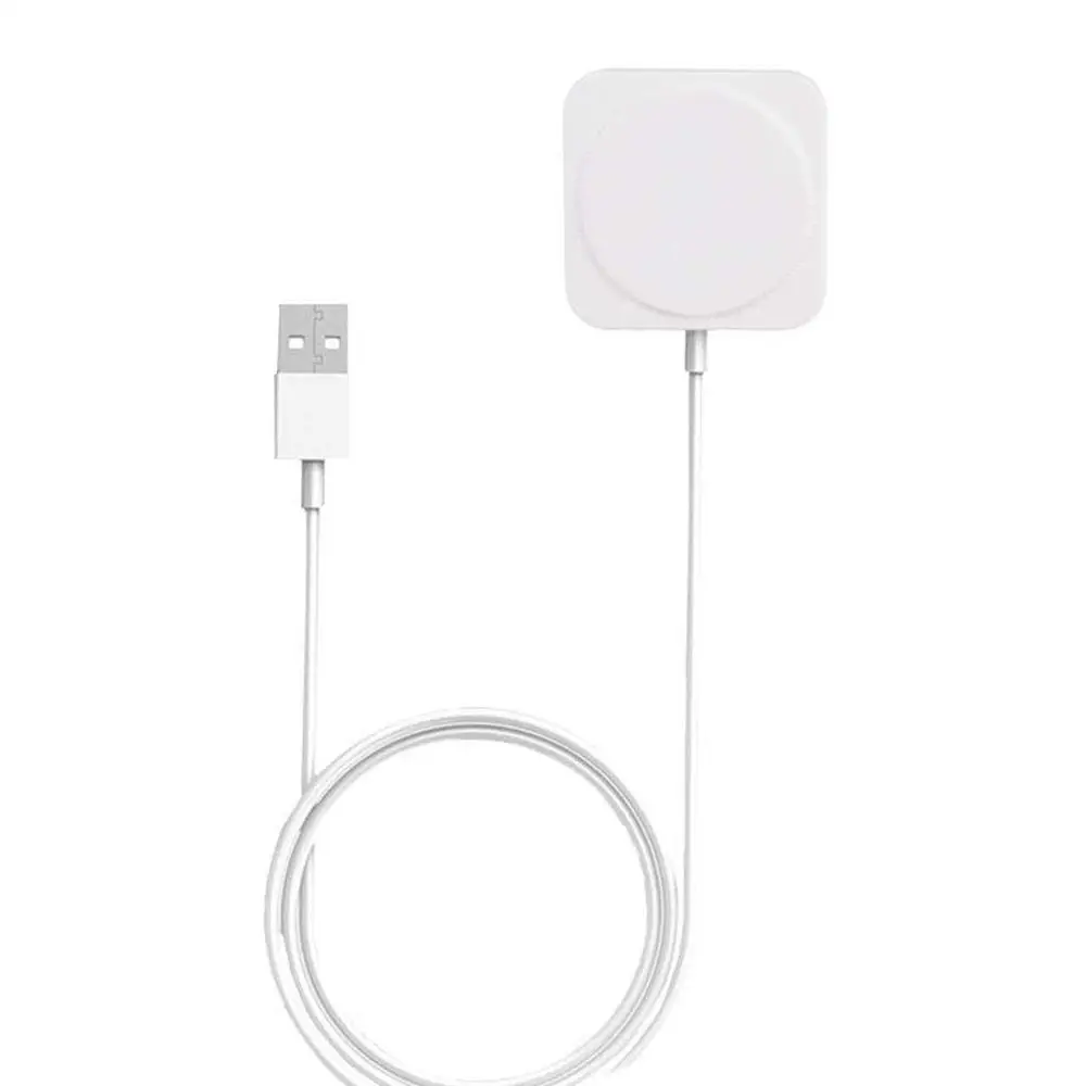 Square Беспроводное зарядное устройство для iPhone X XR 6 7 8 Plus Apple Watch Series 1 2 3 Магнитный зарядный кабель 2 в 1 3,3 футов/1 метр линия - Тип штекера: Square