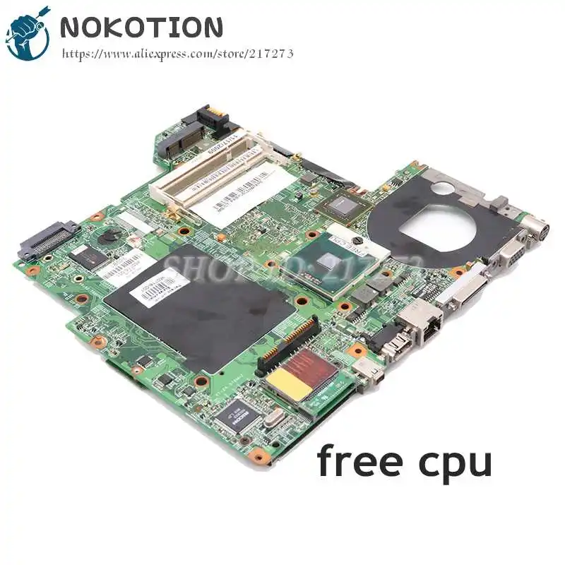 

NOKOTION For Hp Pavilion DV2500 DV2700 Laptop Motherboard PM965 DDR2 8400M Free CPU 460716-001 448596-001