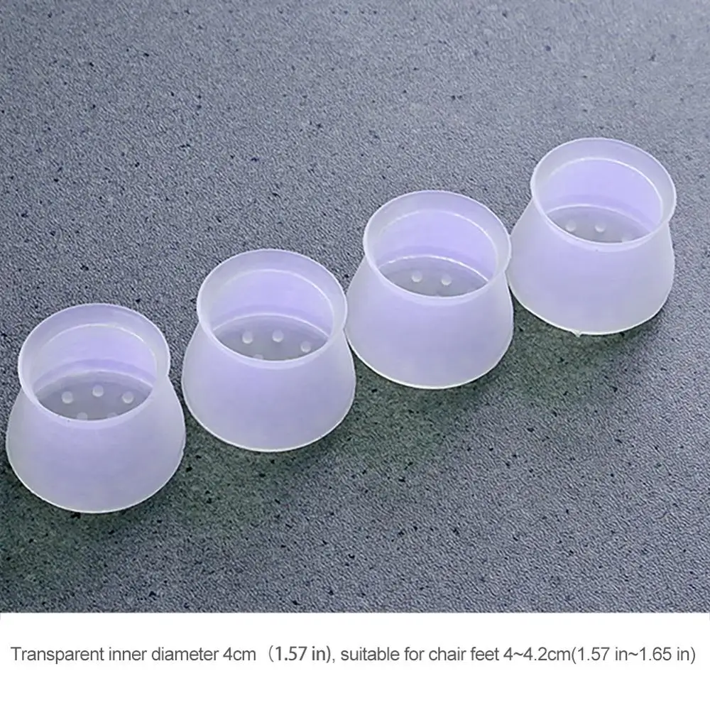 Защитный чехол для ножек стула из силикагеля нескользящая накидка на ножки стола
