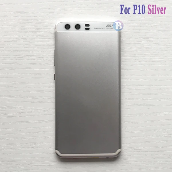 Высокое качество для huawei P10 VTR-L09 VTR-AL00 VTR-L29 VTR-TL00 G10 Nova 2i задняя Корпус Батарея крышка Дверь задняя крышка Замена - Цвет: Silver