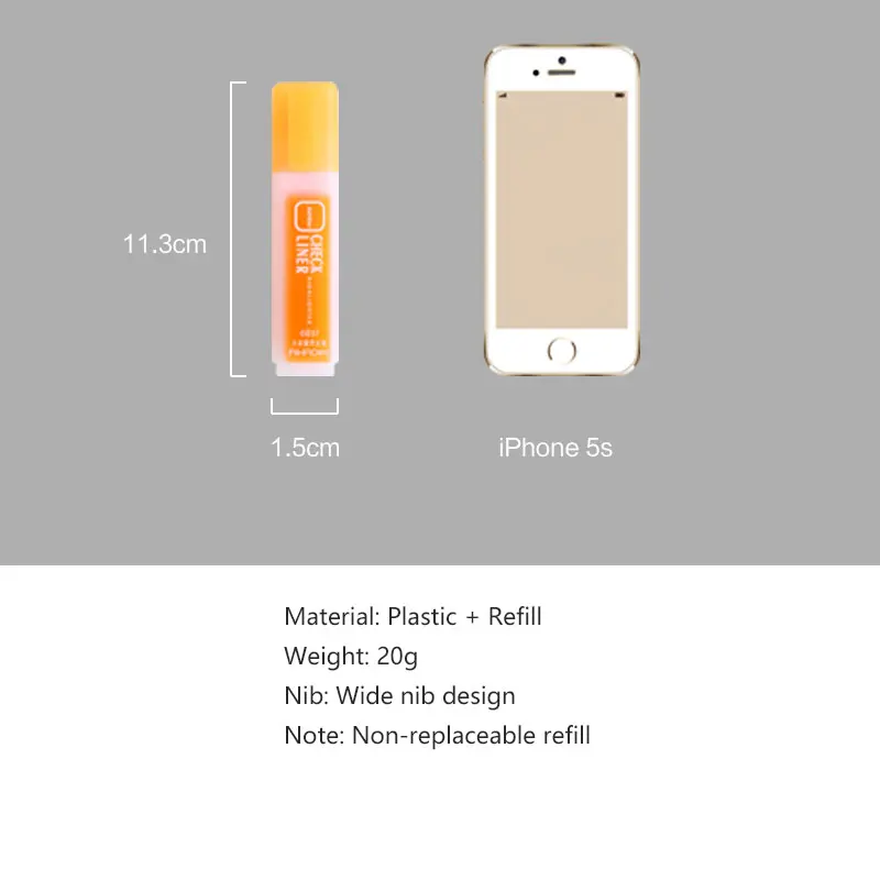 6 Цвет прозрачные милые конфетные s хайлайтер творческие Ручки Маркеры Граффити