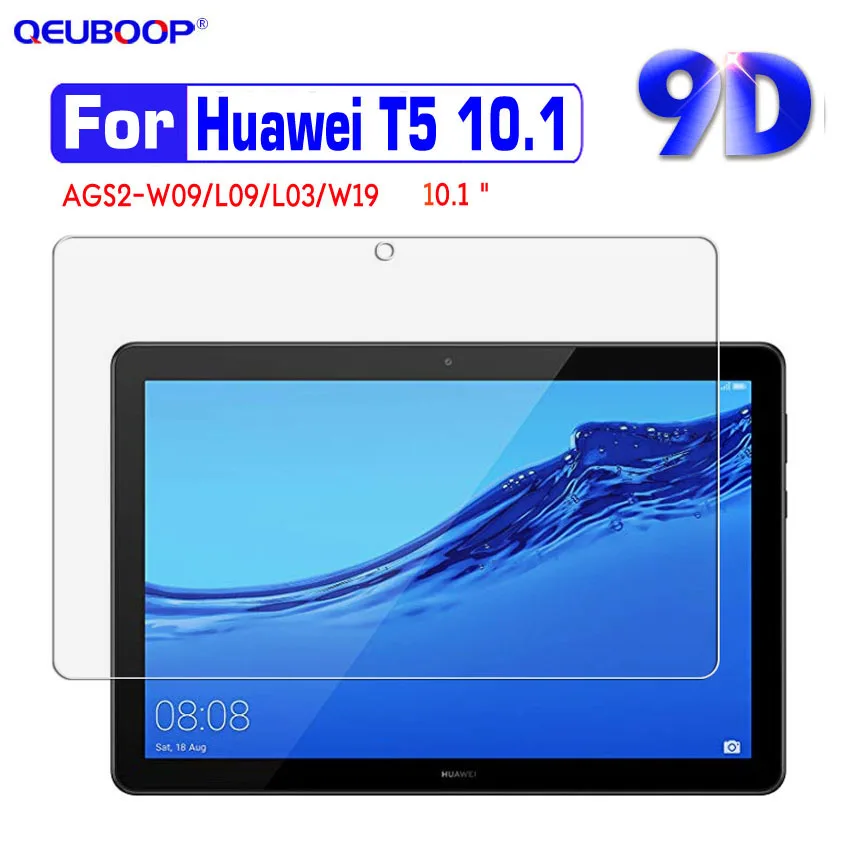 

Tablet Tempered Glass For Huawei MediaPad T5 10 Screen Protector For Huawei T5 10.1 inch 9D Glass guard AGS2-W09 AGS2 L09 W19