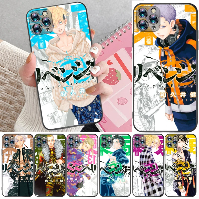 

Tokyo Revengers Takemichi Hinata Atsushi Takemichi Hanagaki Phone Case For iPhone 12 Pro Max SE 2020 Mini Funda Back Cover