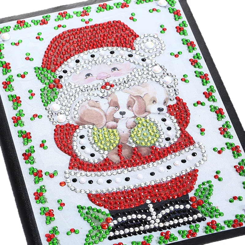 1 шт. новый дизайн Санта Клауса DIY алмазная живопись A5 записная книжка Журнал