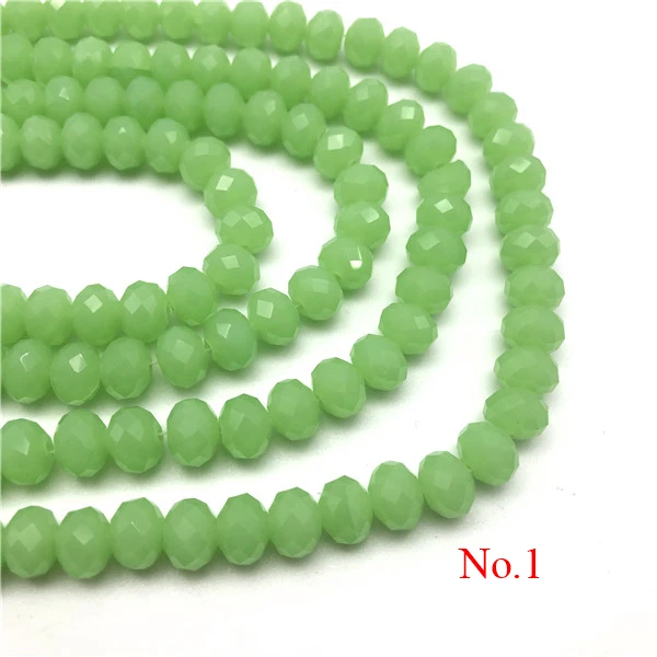 

3x4mm/4x6mm/6x8mm Crystal Rondel Beads Wheel Faceted Glass Beads for Jewelry Making Diy Jewelry Accessories Jewelry Findings