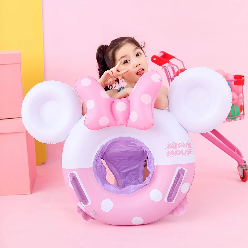 

Cartoon Baby Swimming Ring with Sunshade Pool Float Inflatable Swimming Pool Circle Baby Seat Swimming Pool Toys Party Accessory
