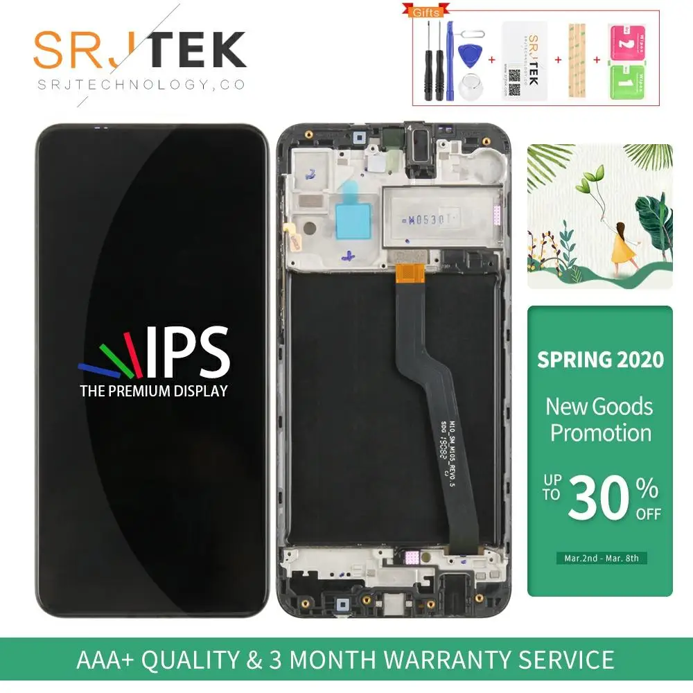 

IPS For Samsung A10 Display A105 Touch Screen Digitizer Sensor Glass Assembly For Samsung A10s LCD A107 For Galaxy M10 M105 LCD