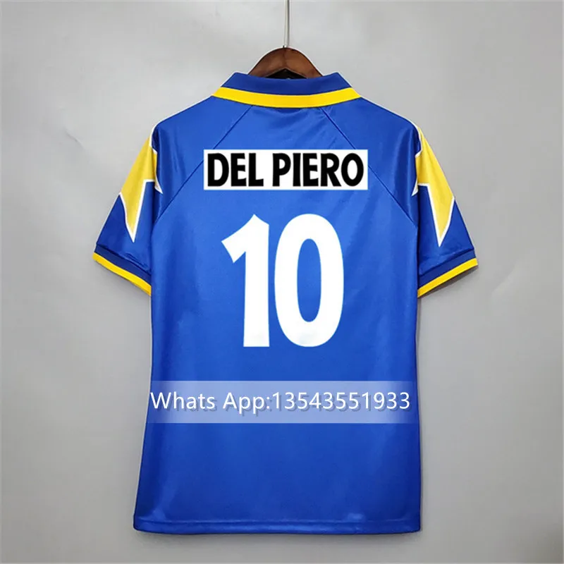 Классические винтажные рубашки в стиле ретро 1995/96 Дель Пьеро равинелли виалли