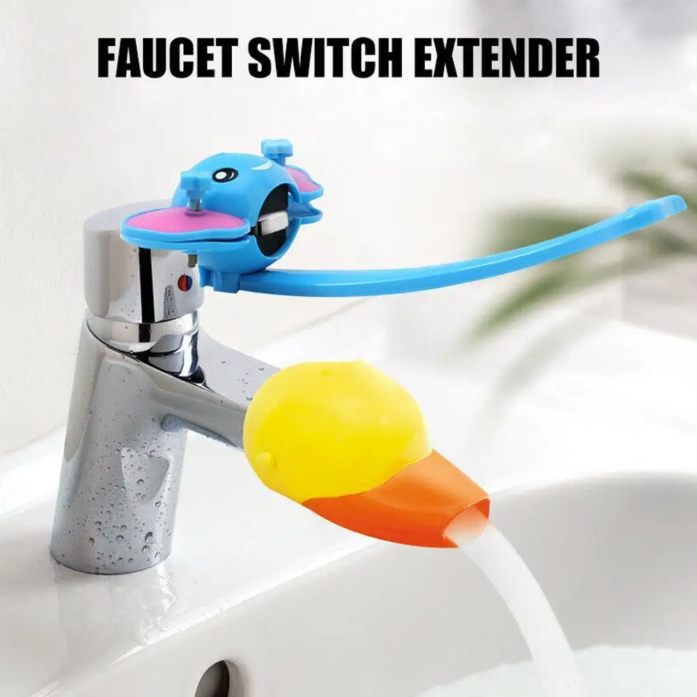 

Bathroom Faucet Extender Kid Children Hand Wash Device Tap Sink Extension Extension Bathroom Accessories Extender W3I7