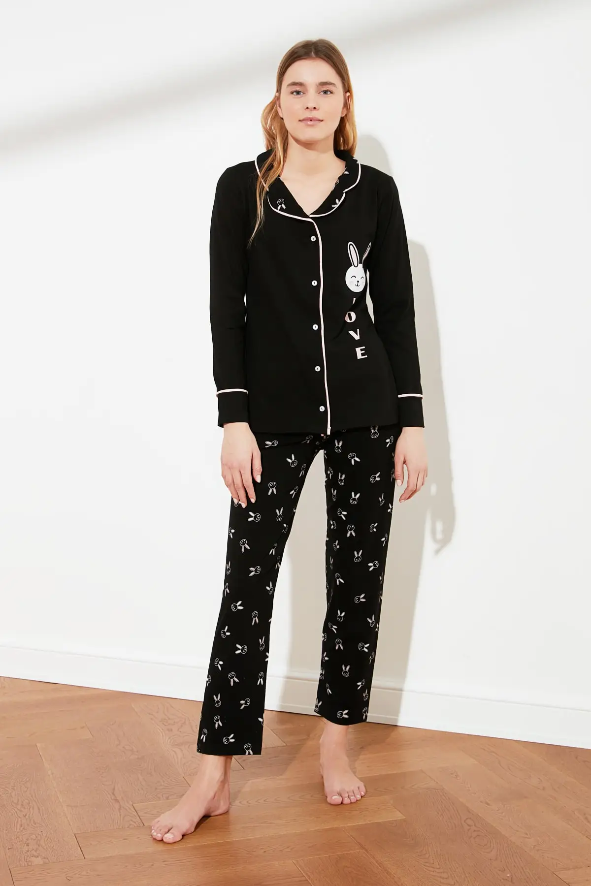 

Trendyol Printed Knitted Pajamas Set THMAW21PT1100