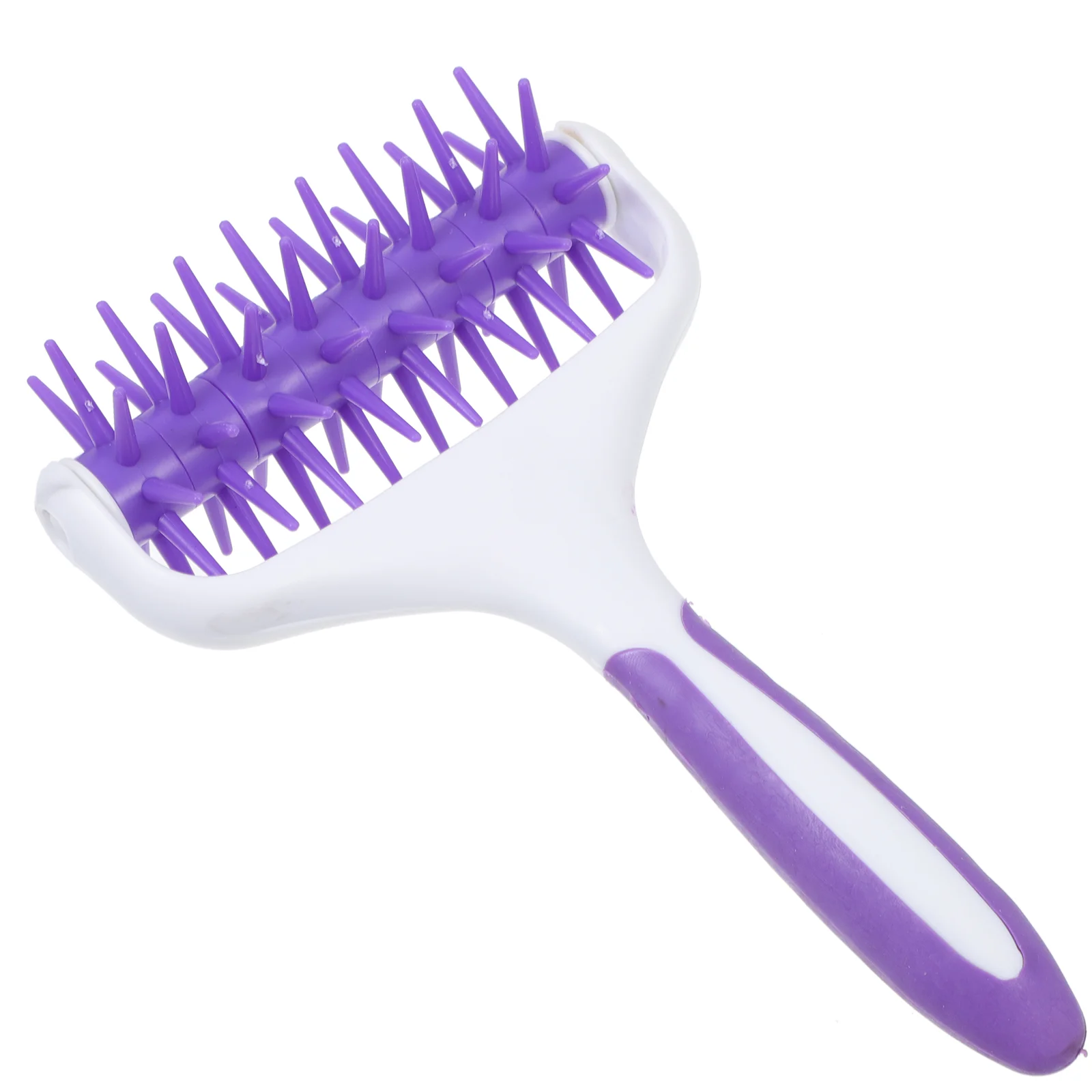 

1 шт. портативный ролик для пиццы, ролик для теста, семейный ролик (фиолетовый)