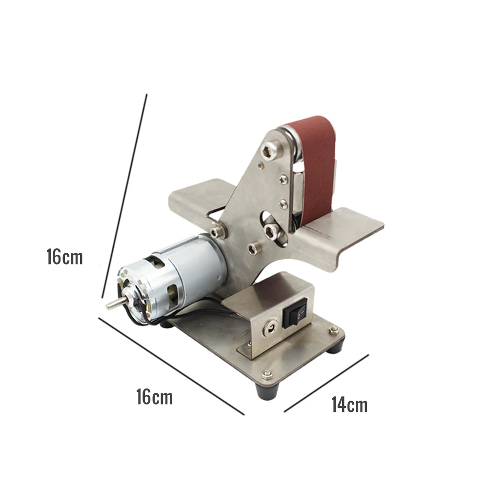 Электрический шлифовальный станок настольная ленточная шлифовальная машинка