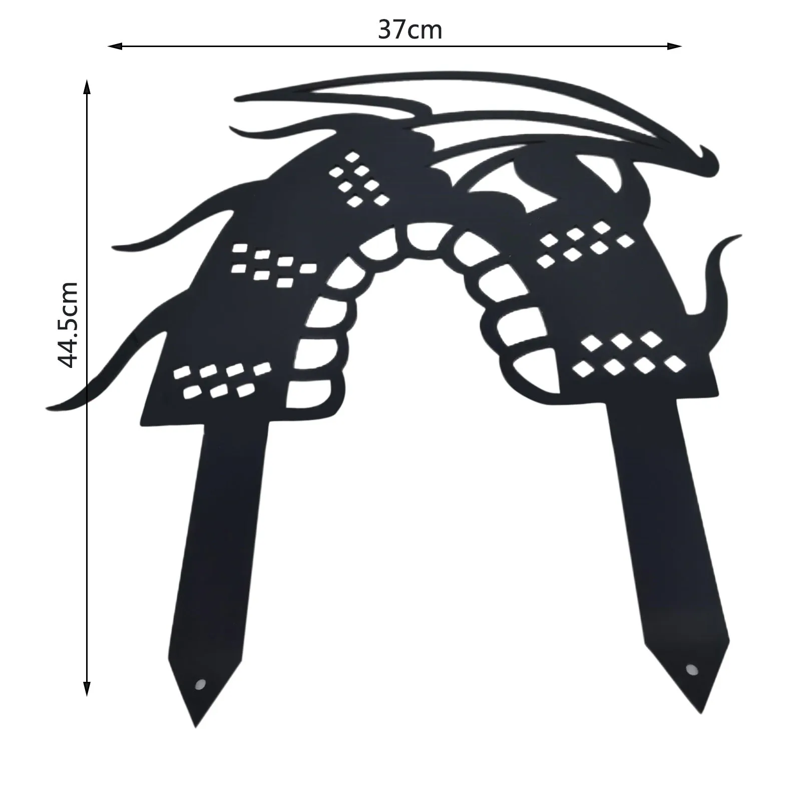 

Dragon Silhouette Yard Art Garden Statues Backyard Lawn Stakes Acrylic Yard Decor Gift Garden Decoration Outdoor Garden Ornament