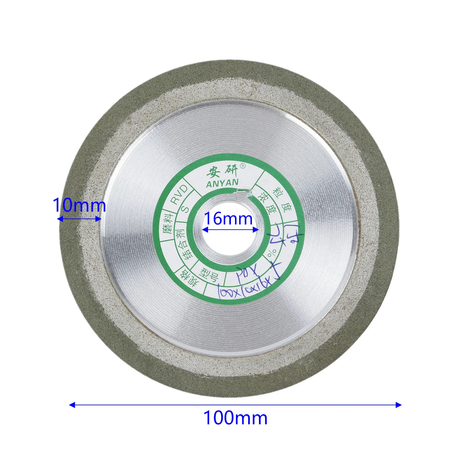 Шлифовальный круг Круглый абразивный алмазный резак гипотенузы для работ по