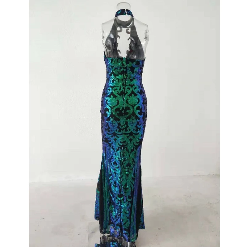 Новинка 2019 модное осеннее элегантное женское облегающее платье с блестками и