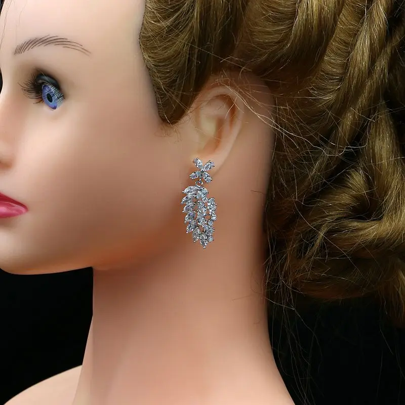 Женские длинные серьги подвески Temperamental ювелирные изделия из стерлингового