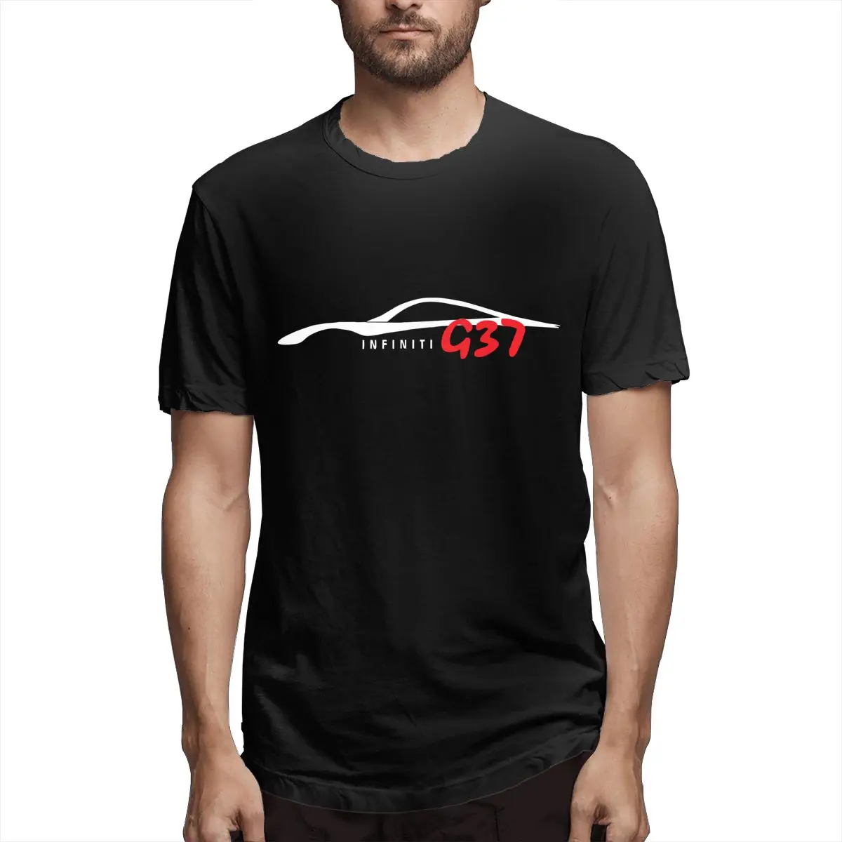 

Infiniti G37 Essential T Shir Car Culture Men's T Shirts Leisure Tees Short Sleeve Round Collar T-Shirts Cotton Summer Clothing