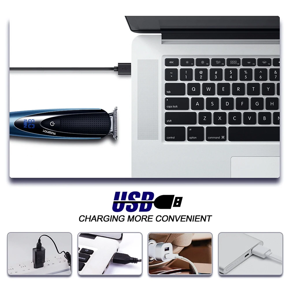 Машинка для стрижки волос surker аккумуляторная 2 в 1 USB | Бытовая техника