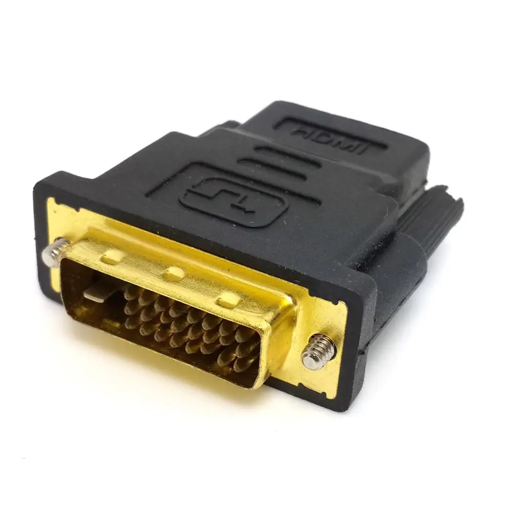 

DVI Male To HDMI-compatible female Adapter DVI (24 + 1) To HDMI-connector For HDTV Projector HDMI-to DVI