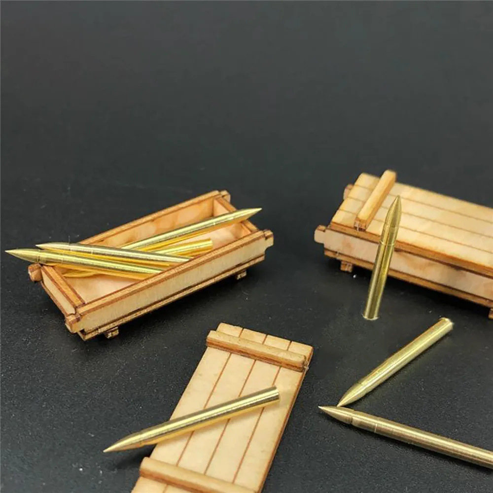 

Для масштаба 1/35 75 мм модель танка металлические пули Cannonball с контейнером для боеприпасов масляный барабан наборы для самостоятельной сборк...