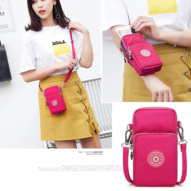 

Мини-Наплечная Сумка для мобильного телефона через плечо для женщин, дамская сумочка, кошелек, чехол на плечо для мобильного телефона, 2020
