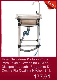Banheiro Evier встроенный портативный диссипадор Lavello кран Afwasbak Lavabo De Cocina Fregadero Cuba Pia Cozinha кухонная раковина