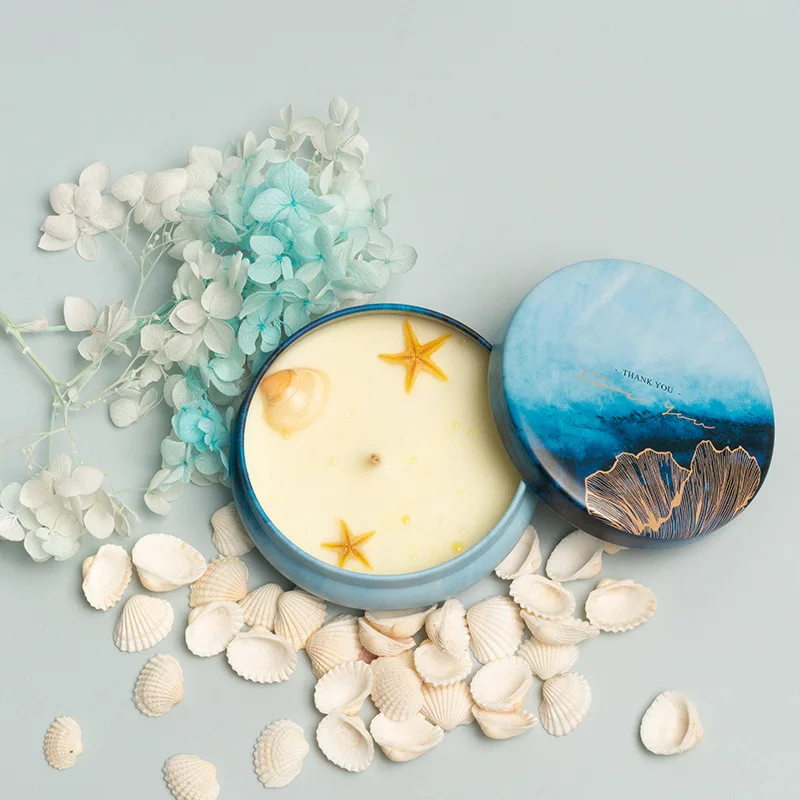 Модная Подарочная коробка соевая искусственная свеча стеклянные банки подарок