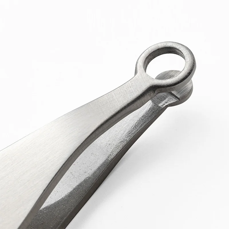 

Universal Nose Hair Trimming Tweezers Stainless Steel Eyebrow Nose Hair Cut Manicure Facial Trimming Makeup Scissors Trimmer