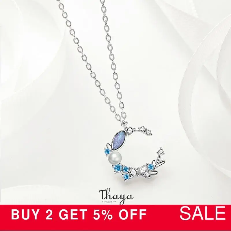 Thaya свадебное ожерелье с кристаллами и романтическим венком Винтажный дизайн из