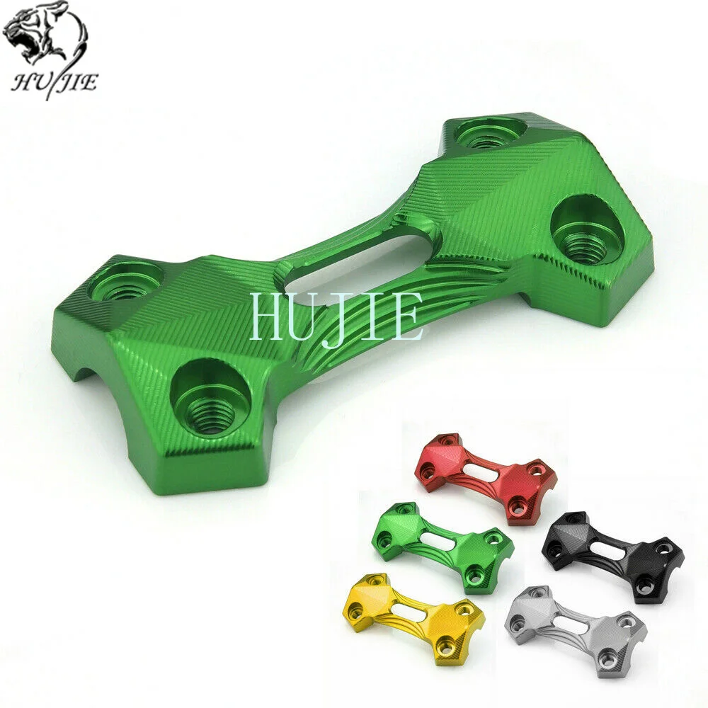 

Motorcycle Handle Bar Heightening Riser Handlebar Risers Top Cover Clamp For KAWASAKI Z800 Z 800 All Year 2019 Green