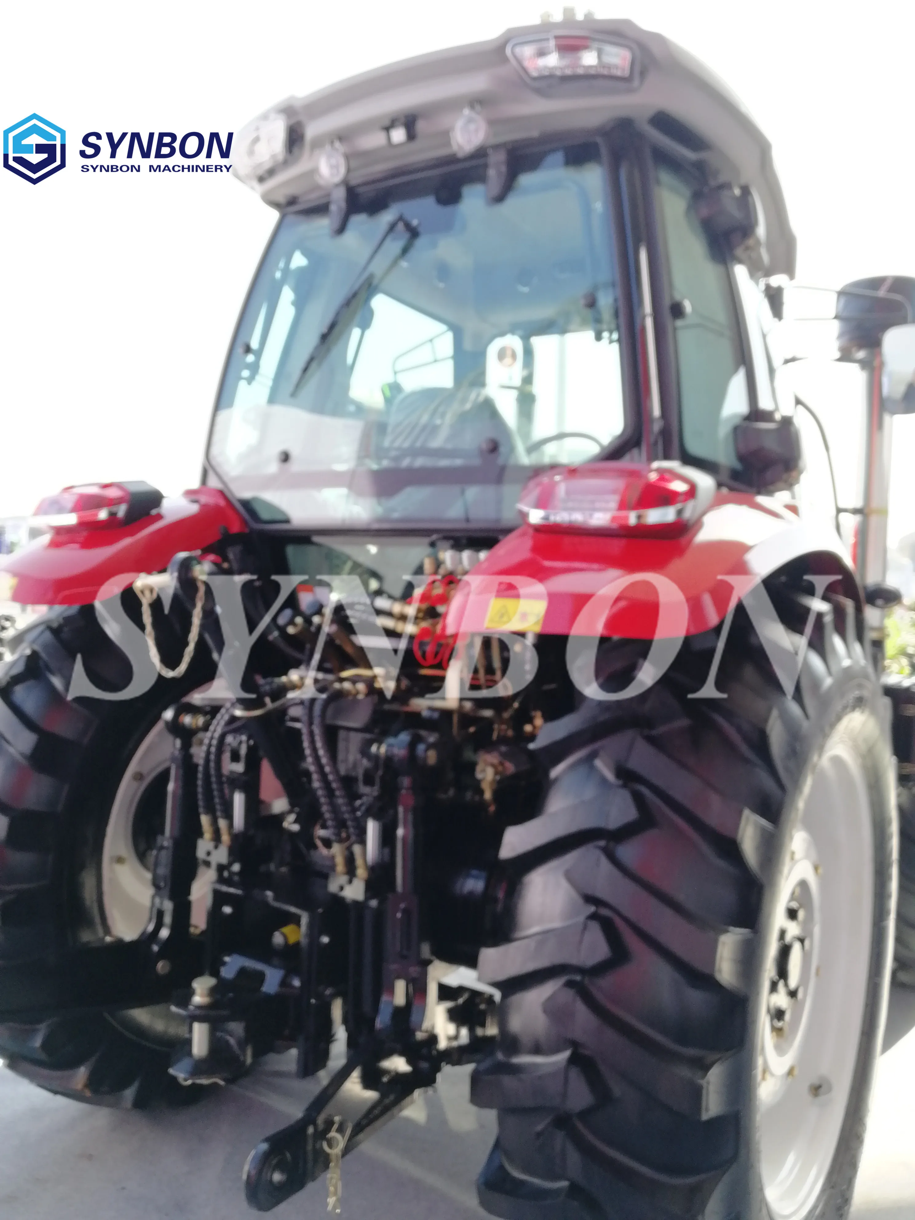 Мини 130HP 4WD колесный трактор фотооборудование б/у фермерское многофункциональное