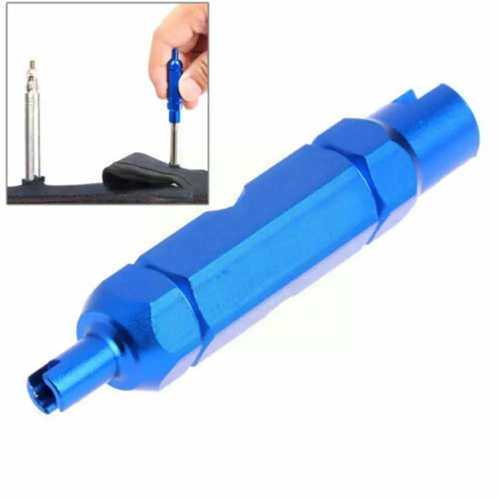 

1Pcs Bicycle Nozzle Valve Core Tool Bike Tire Repair Spanner Wrench Head Multifunctional Kits Mini Portable Double Disassem U4C7