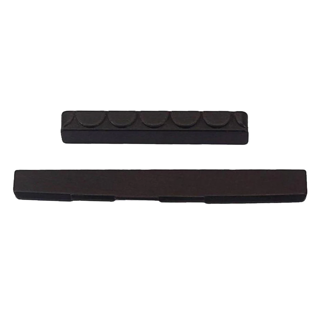 Нижний порожек и гайка с черное дерево Материал 6 струн для классической гитары