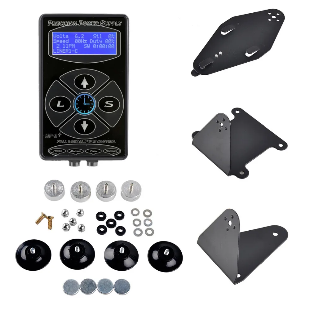 Профессиональный Hurricane hp 2 источник питания для татуировок двойной