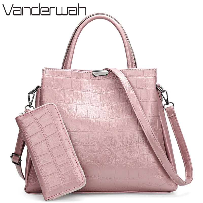 2 комплекта сумочки и кожаные роскошные сумки женские дизайнерские высокое