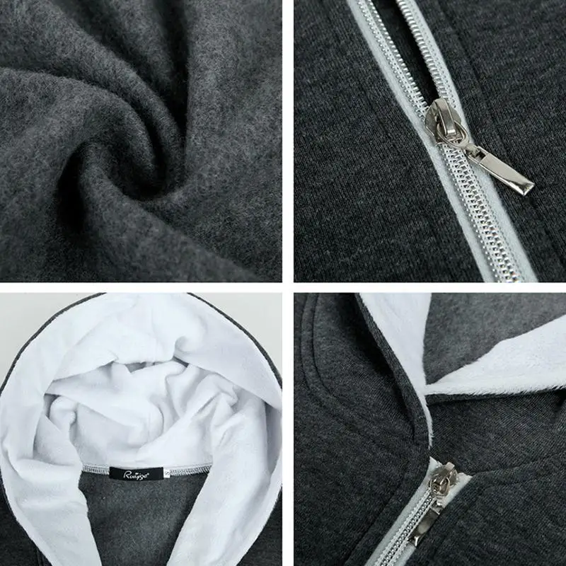 

Winter Women Solid Color Slant Front Hooded Zipper Jacket Female Long Sleeve Keep Warm and Slim Coat