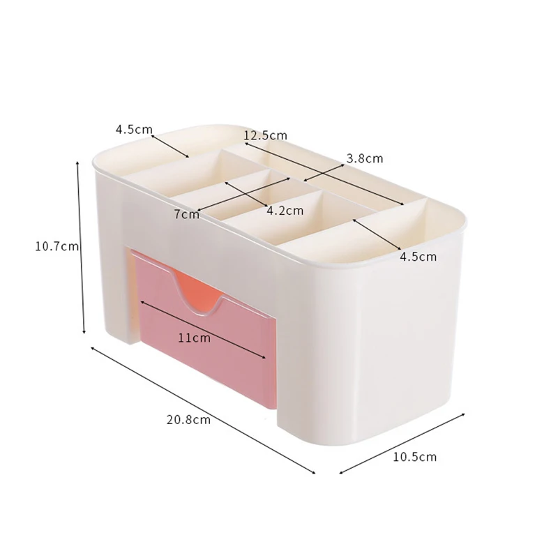 Пластиковый органайзер для макияжа 2020 контейнер хранения косметики держатель