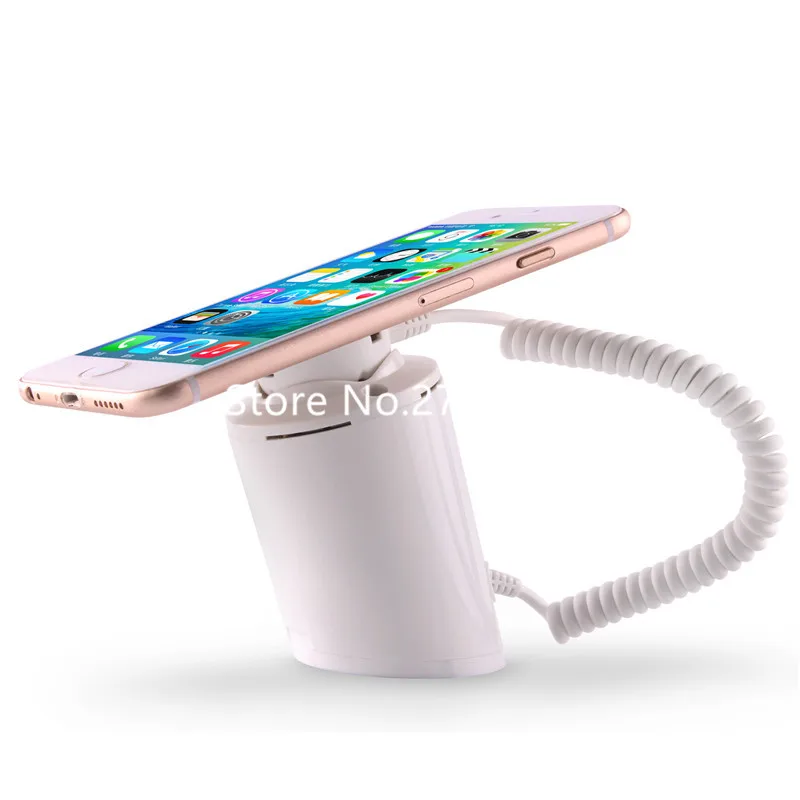 10 pcs/lot Cell Phone Display Security Alarm System with charging and alarm function ,security stand device for mobile phone