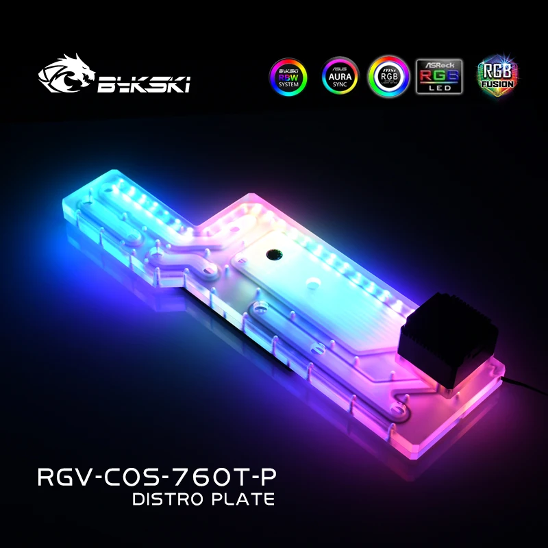 Bykski RGV-COS-760T-P Waterway Boards For Corsair 760T/780T Case Intel CPU Water Block &amp Single GPU Building | Компьютеры и офис