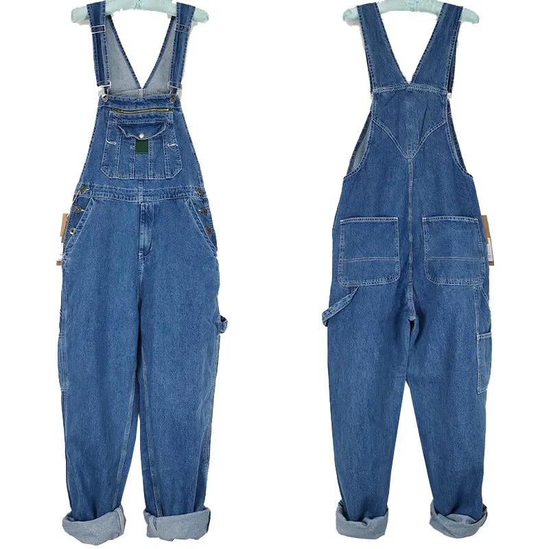 Oversized men's overalls, oversized denim overalls with overalls, stylish pocket overalls, 42, 44, 46, free shipping